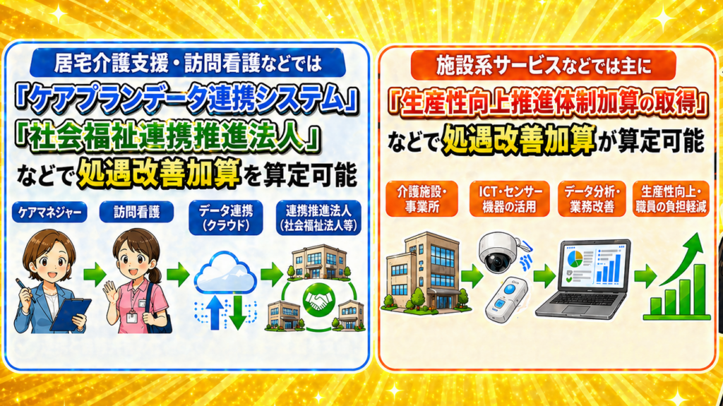 ケアプランデータ連携システム生産性向上推進体制加算取得