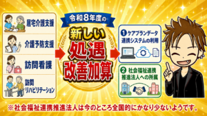 処遇改善加算ケアプランデータ連携システム生産性向上推進体制加算取得社会福祉連携推進法人への所属