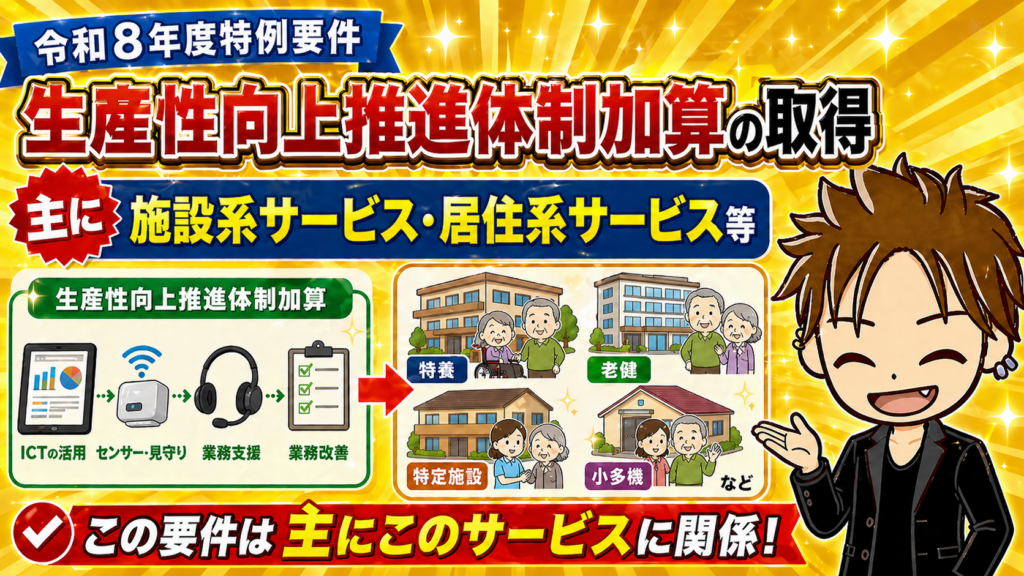 生産性向上推進体制加算取得