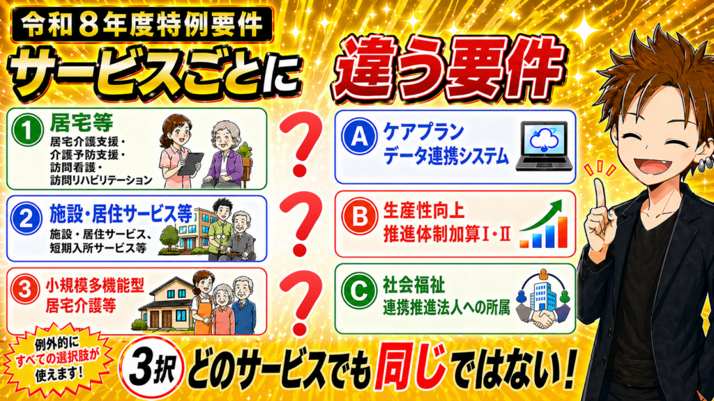 令和８年度介護報酬改定過去問加算要件予想問題ケアマネ試験対策